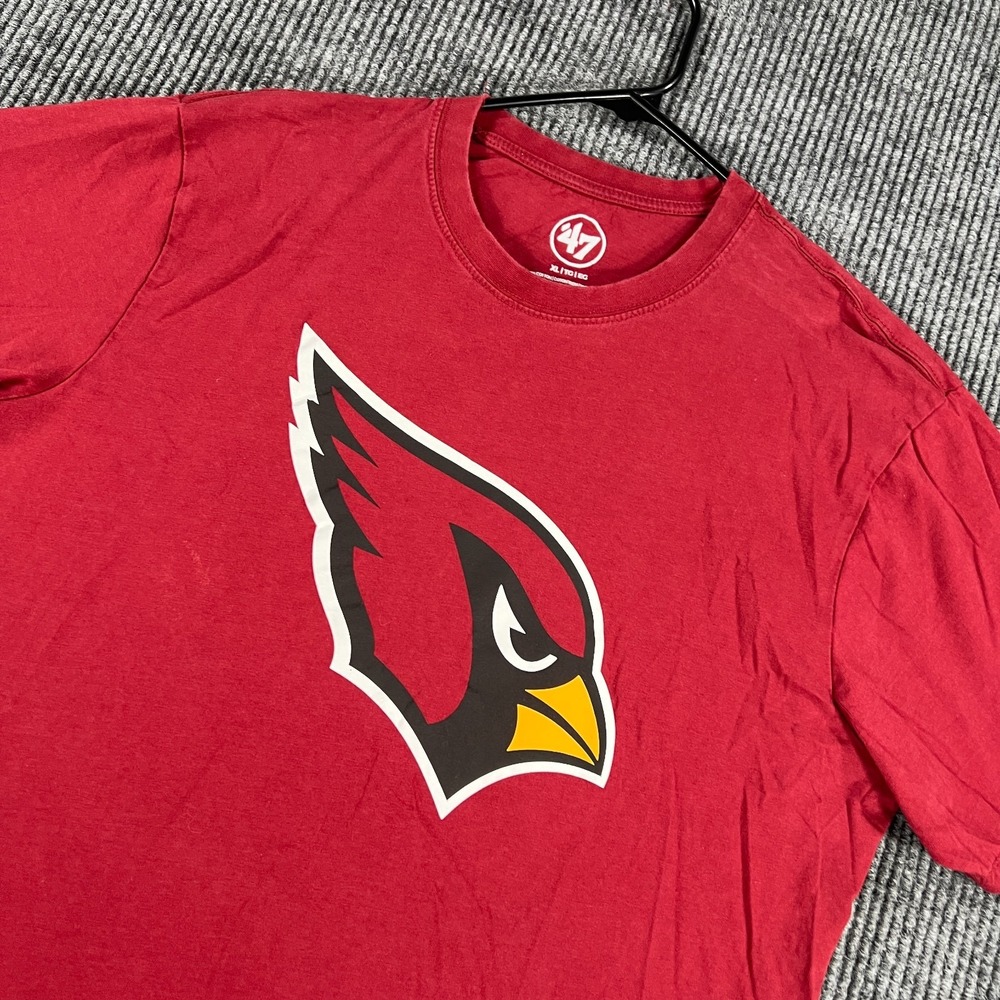 Arizona Cardinals Shirt Mens XL Extra Large Red Short Sleeve NFL Football